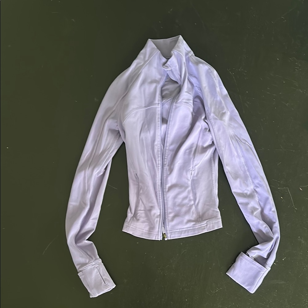 lululemon athletica define jacket size 2 color purple